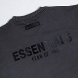 Essential Back Logo Charcoal T-Shirt - Photo 3