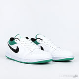 Air Jordan 1 Low White Lucky Green Black (Premium Batch) - Photo 7