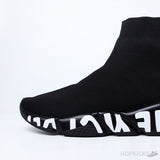 Balenciaga Speed Graffiti Trainer Black - Photo 8