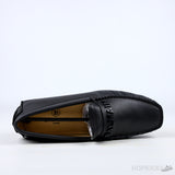 Balmain Logo-Plaque Calf Leather Loafers - Photo 4
