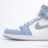 Air Jordan 1 Retro High Hyper Royal Smoke Grey - Photo 7