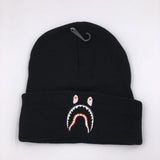 A bathing ape BAPE SHARK FACE Black beanie - Photo 1