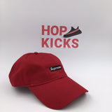 Supreme Red Black box Logo Cap - Photo 3