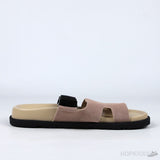 Hermes Chypre Sandals Rose Perle / Noir - Photo 3