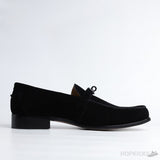 Hermes Destin Suede Noir Loafer - Photo 3