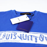 LV Short Sleeved Cotton Crewneck T-Shirt - Photo 8