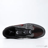 Air Jordan 1 Low Slip Shiny Black Red (Premium Plus Batch) - Photo 4