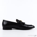 Gucci Black Leather Loafers Moccasins Quentin (Premium Plus Batch) - Photo 2