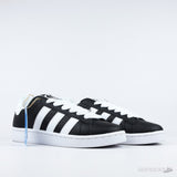 Adidas Campus Leather Black White - Photo 18