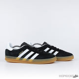 Adidas Gazelle Black White - Photo 7