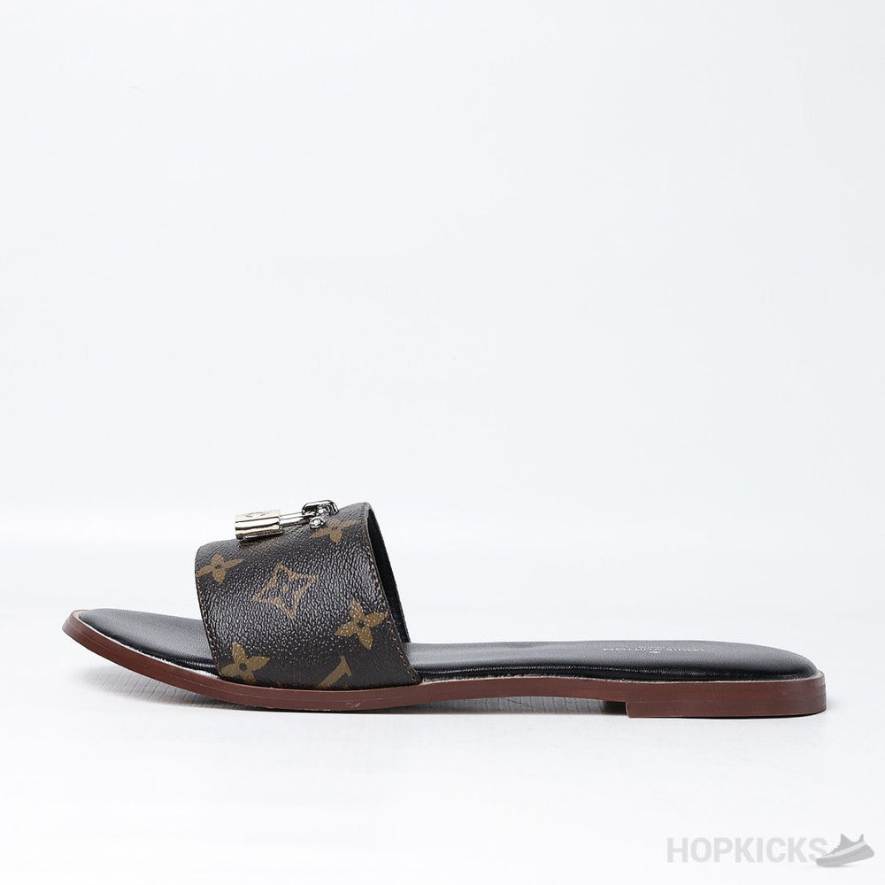 Louis Vuitton Brown Slip-on Slide (Premium Plus Batch)