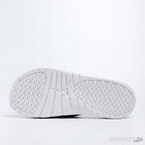Air Jordan Hydro V Retro Obsidian Navy Blue White Slides - Photo 8