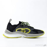 Gucci Run Sneakers - Black Yellow (Dot Perfect) - Photo 3