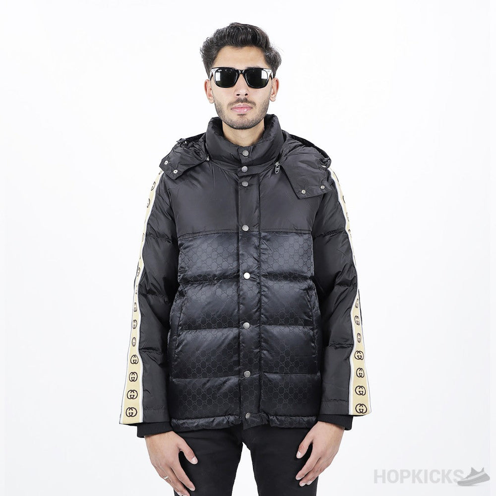 GG Jacquard Nylon Quilted Coat (High-end Batch)