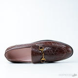 Gucci Jordaan Crocodile Loafer Brown (Dot Perfect) - Photo 6