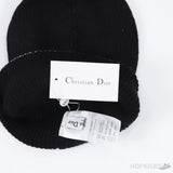 Dior Stripe Hat, Scarf Set Black and Grey - Photo 4