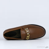 Gucci Cara Logo Brown Loafer (Dot Perfect) - Photo 7