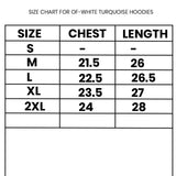 Off-White Black Turquoise Hoodie - Photo 5