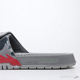 Air Jordan Hydro 4 White Cement Grey Slides - Photo 8