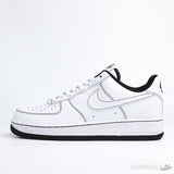 Air Force 1 Low 07 Contrast Stitch White Black (Dot Perfect) - Photo 1