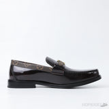 LV Major Side Monogram Brown Loafers (Dot Perfect) - Photo 3