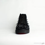 CL Black Suede Multi Level Spiked High Top (Premium Batch) - Photo 3