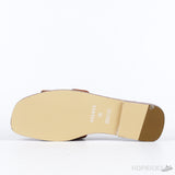 Hermes Oran Orange Suede Sandal Mule Epson Leather (Premium Batch) - Photo 5