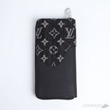 LV Zippy Vertical Denim Leather Wallet - Photo 2