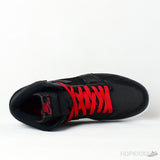Air Jordan 1 Retro High Black Satin Gym Red - Photo 6