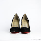 CL Decoltish 100 Black Suede Pump - Photo 7