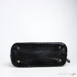 Ville S Balenciaga Bag In Croc Print Leather With Logo - Photo 5
