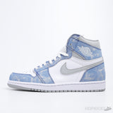 Air Jordan 1 Retro High Hyper Royal Smoke Grey (Premium Batch) - Photo 1