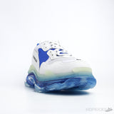 Bale*ciaga Faded Triple S Clear Sole Blue White - Photo 2
