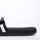 Adilette Core Black White Stripes Slides - Photo 8