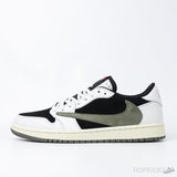 Travis Scott x Air Jordan 1 Low OG 'Olive' (Dot Perfect) - Photo 1
