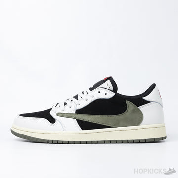 Travis Scott x Air Jordan 1 Low OG 'Olive' (Dot Perfect)
