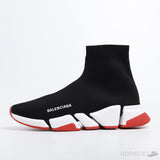 Bale*ciaga Speed 2.0 Black White Red (Dot Perfect) - Photo 1