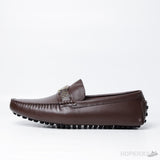Louis Vuitton Logo Brown Loafer (Premium Plus Batch) - Photo 1