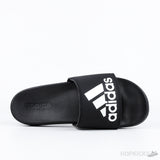 Adidas Adilette Comfort Slides Black White - Photo 4