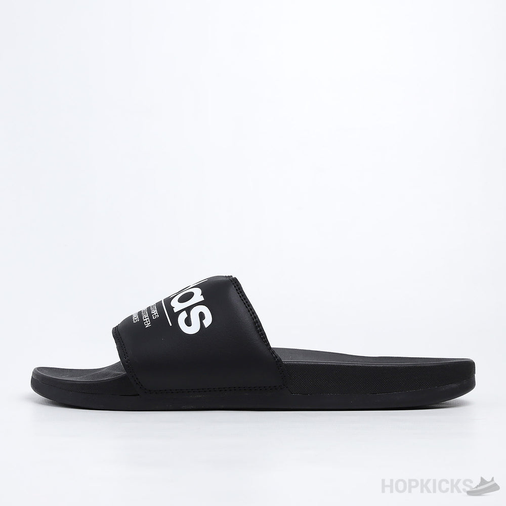 Adilette Core Black White Slides