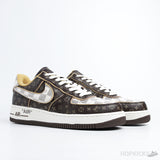 Air Force 1 Low x LV Monogram Brown Damier Azur - Photo 7