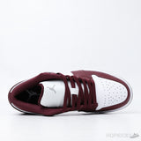 Air Jordan 1 Low White Bordeaux (Premium Plus Batch) - Photo 4