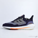 Ultra Boost 21 Black Blue Oxide Screaming Orange - Photo 1