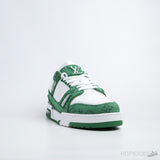 LV Trainer Green Monogram Denim White - Photo 2