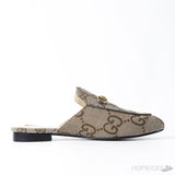 Gucci Princetown Slippe Jumbo GG Camel Canvas (Dot Perfect) - Photo 3