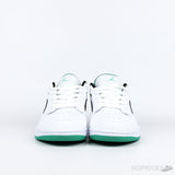 Air Jordan 1 Low White Lucky Green Black (Premium Batch) - Photo 6