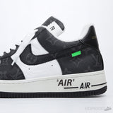 LV x Air Force 1 Trainer Sneaker White Black (Premium Batch) - Photo 8