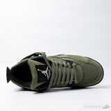 Air Jordan 4 Retro SE Craft Medium Olive (Dot Perfect) - Photo 4
