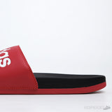 Adilette Red Black Slides - Photo 8