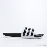Adilette Core White Black Stripes Slides - Photo 4